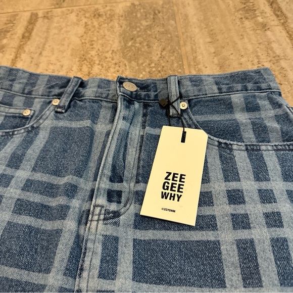 NWT ZIGGY Denim - ZGY DENIM Kick Skirt Size 26 - Picture 4 of 13